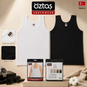رکابی مردانه نخ پنبه اوزتاش Oztas ترک سایز M تا 2XL