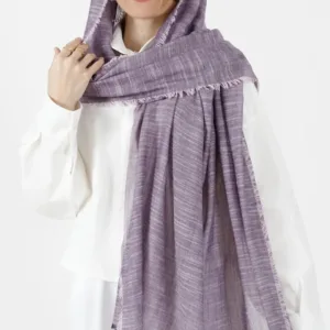 شال لینن خنک در رنگ آبی