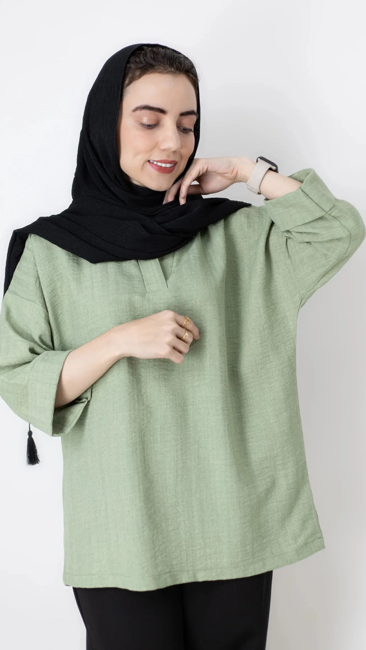 شومیز خنک جلوبسته - 4