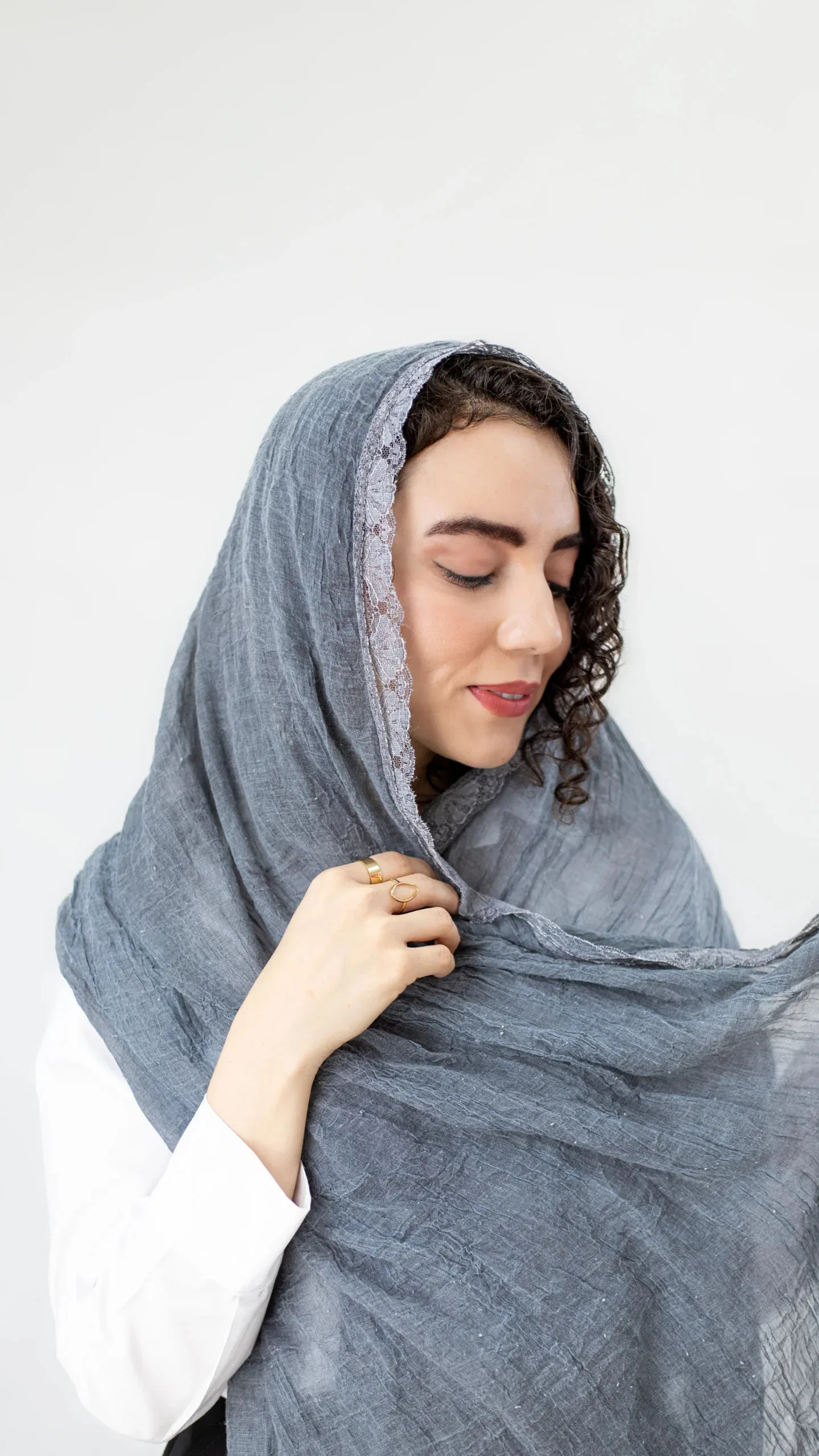 شال حاشیه گیپور - 8