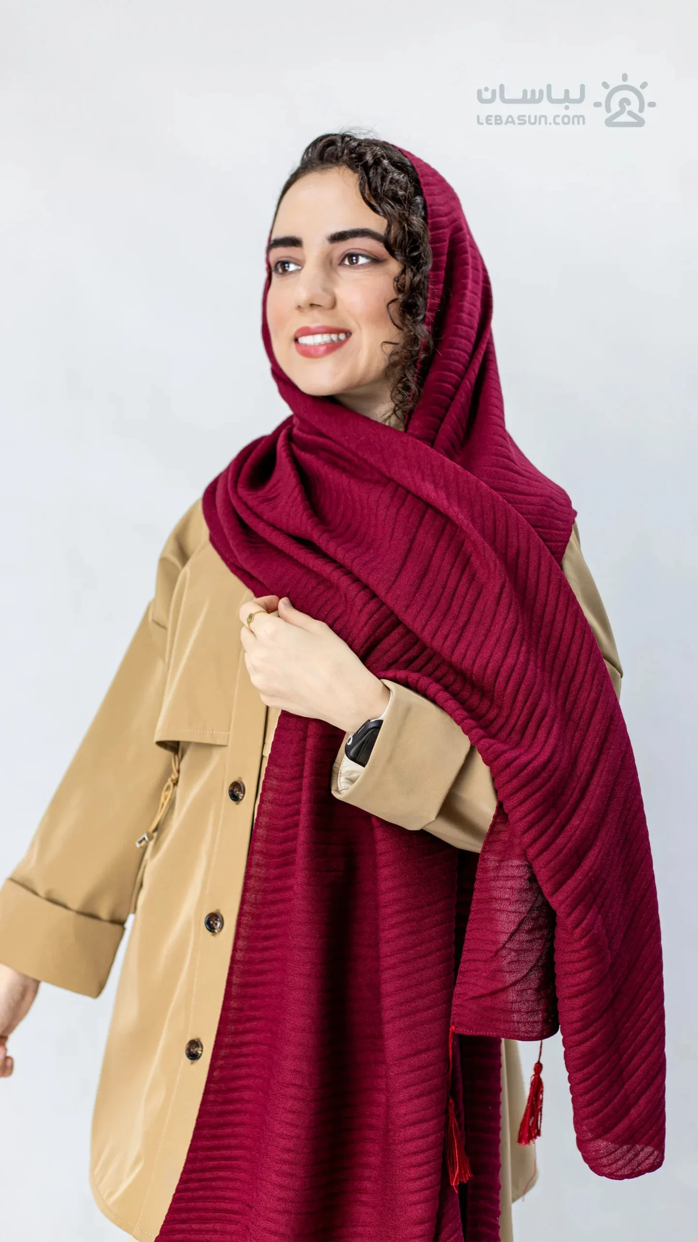 شال پلیسه پاییزی - 3