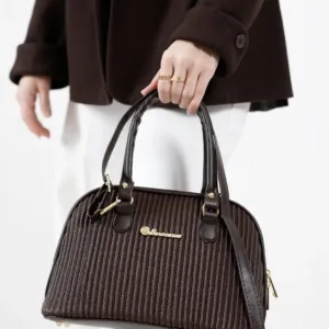 کیف هانا چرم مصنوعی قهوه ای