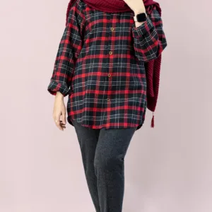 شومیز چهارخونه پاییزی