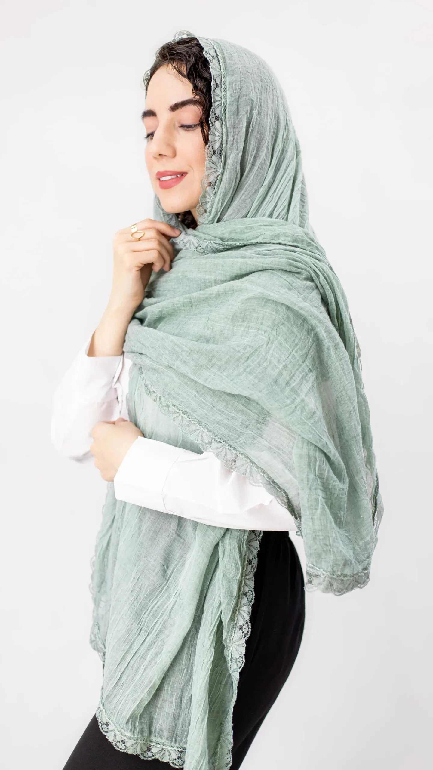 شال حاشیه گیپور