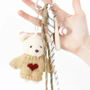 چارم بگ خرس تدی لباس بافت