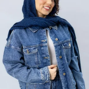 کت جین آبی