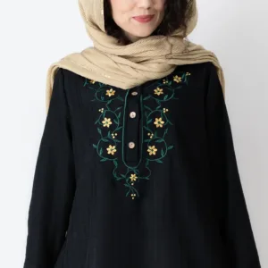 شومیز مشکی بابونه