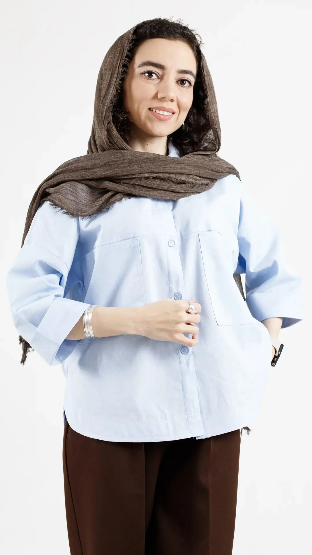 شومیز باکسی لینن - 7