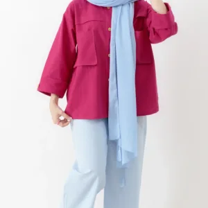 شومیز جیب پاکتی لینن