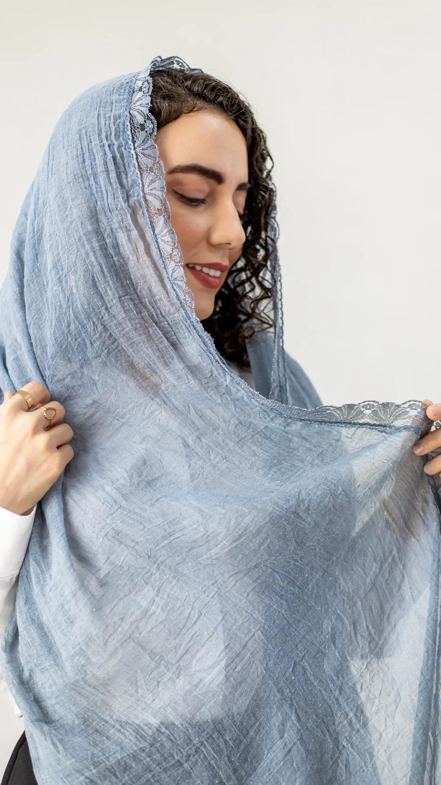شال حاشیه گیپور - 5