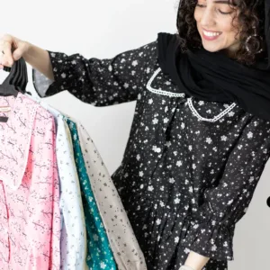 شومیز دورهمی آبی آسمانی
