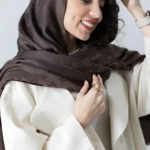 شال قهوه ای