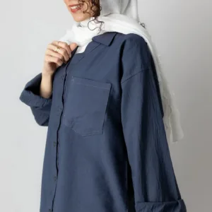 شومیز خنکو در رنگ سبز