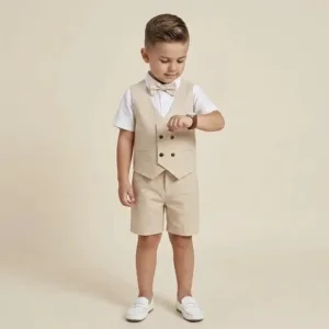 جلیقه شلوارک پسرانه بچگانه