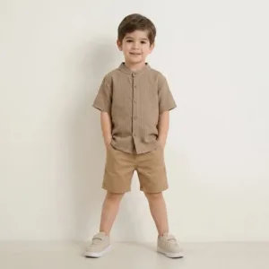 شومیز شلوارک پسرانه لینن