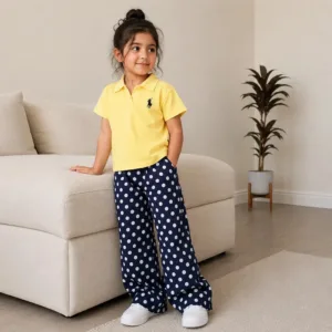 پلوشرت شلوار دخترانه تابستانی
