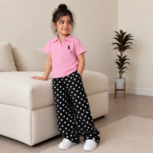 استایل آماده│پلوشرت صورتی شلوار