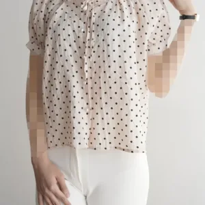 بلوز خال خالی