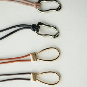 کمربند چرم گره ای گلارا