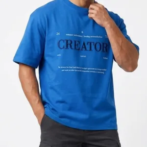 تیشرت مردانه گلدوزی Creator