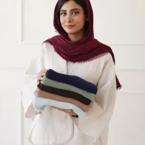 شال پلیسه نوار دوزی