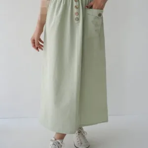 دامن لینن روژین