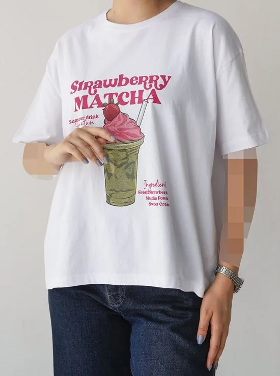 تیشرت باکسی matcha