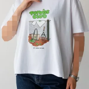 تیشرت باکسی tennis