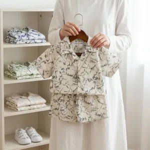 شومیز شلوارک بچگانه کنفی