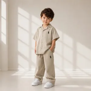 شومیز شلوار پسرانه کتان