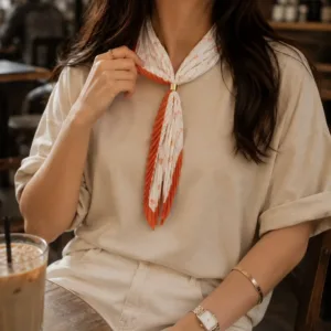 دستمال گردن پلیسه رنگی