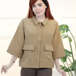 شومیز زنانه آزادی جلو زیپدار 1608