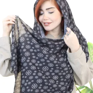 شال زنانه طرح گل 1645