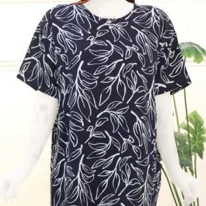 تیشرت نخی طرحدار زنانه 1649