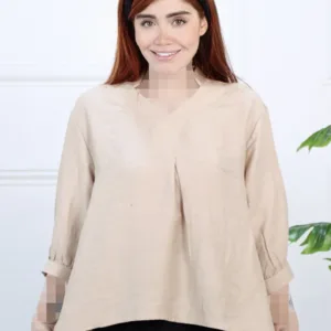 شومیز جلو بسته زنانه سپیده 1673