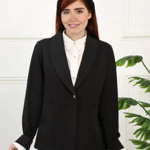 کت یقه آرشال تک دکمه مازراتی زنانه 1671