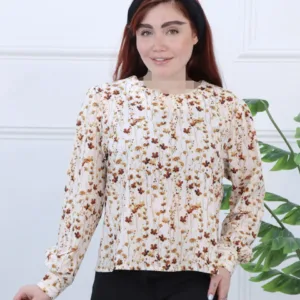 شومیز زنانه گلی 1707