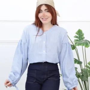 شومیز زنانه راه راه دایان 1751