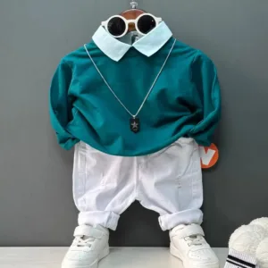 ست بلوز شلوار پسرانه کله غازی بهاره