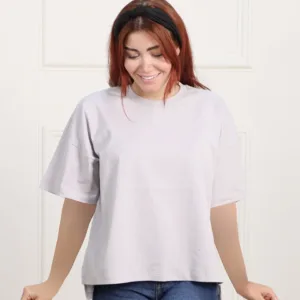 تیشرت باکسی زنانه گندم 2076