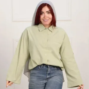 شومیز زنانه سالی 2099 آبی