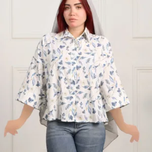 شومیز طرح دار زنانه 2102