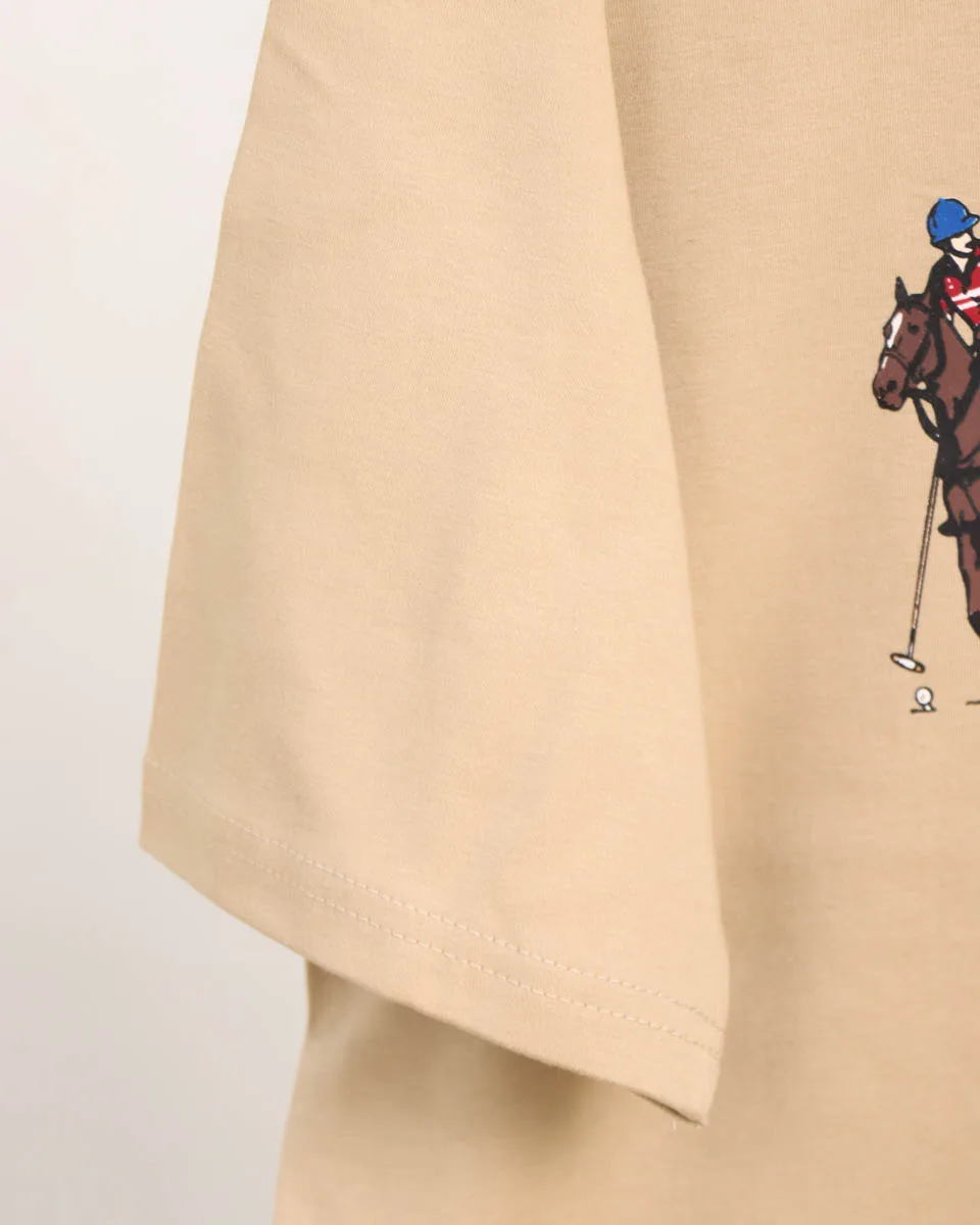 تیشرت HORSE مردانه 2127 در رنگ مشکی
