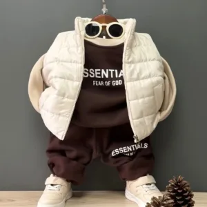 ست بلوز شلوار بچگانه دورس چاپی کد 1079