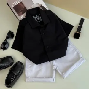 شومیز شلوارک پسرانه مشکی