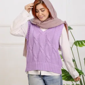 ژیله یقه هفت بافت زنجیری زنانه 1397