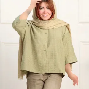 شومیز زنانه آیلی چهار 1920 در رنگ سبز