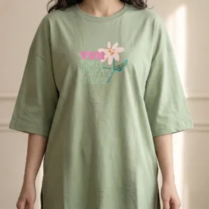 تیشرت لانگ Pretty زنانه 2073