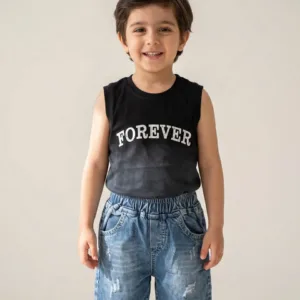 ست تاپ و شلوارک forever بچه گانه 2119
