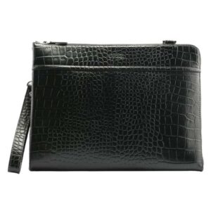 کیف فولدر چرم طبیعی کوروکو مشکی اورز Orez مدل MADRID